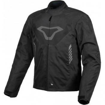 Chaqueta de Moto Macna Tazar Negra Impermeable Textil para Motocicletas - Talla L