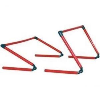 Agilidad obstáculo ajustable conjunto de 6 con bolsa de transporte, - -Red