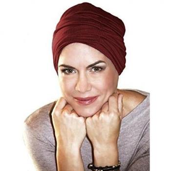 Turbante burdeos Marfil de BelleTurban