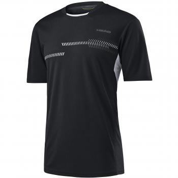 HEAD Club Technical T-Shirt Boys Camiseta, Niños, Negro, 176