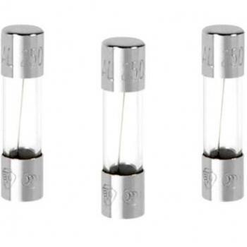 Juego de 3 fusibles de vidrio 1A, 5x20 mm