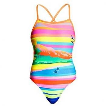 Funkita Tie Me Tight One Piece - Bañador Mujer - Multicolor Talla DE 38/US 34 2017