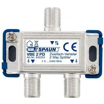 Distribuidor Spaun VBE 2 PD - 2 Salidas, Amplificación y Distribución de Señal
