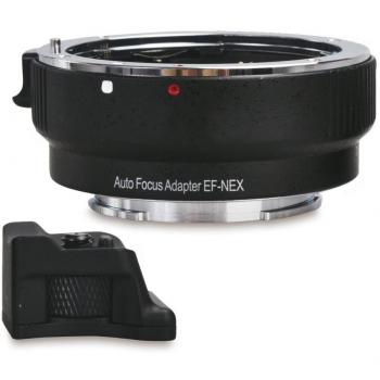 Fotima FT-EF-NEX-B - Adaptador electrónico de Montura, Color Negro
