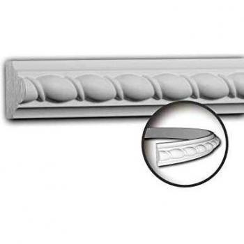 Moldura Decorativa Flexible Estilo Neoimperio Blanca 2 m - Profhome 151353F