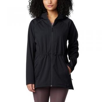 Columbia Women's Flora Park II Black Softshell Jacket Size L