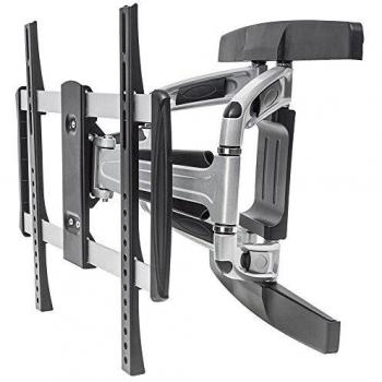 Manhattan 461306 Soporte de Pared para Pantalla 32 - 55, hasta 50kg, Negro/Plata