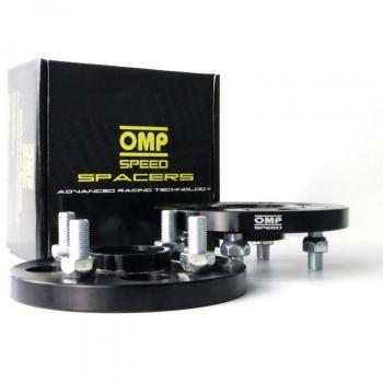 Set de 2 Separadores de Ruedas OMP 15 mm para Llantas 4x100, 4x108, 5x108 y 5x114.3 con fijación al buje M12x1