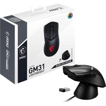 MSI Clutch GM31 Lightweight Wireless Ratón Gaming Inalámbrico 12000 DPI