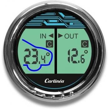 Carlinea Termómetro para Exterior e Interior: -30 ° C a + 50 ° C