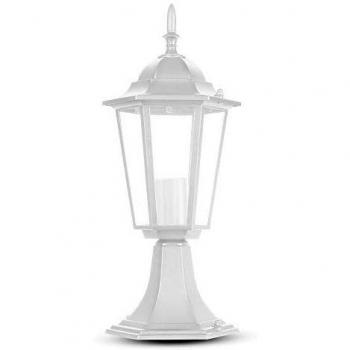 Lámpara LED de Jardín de Aluminio Blanca IP44 con Portalámpara E27 (Máx 60W) 403mm
