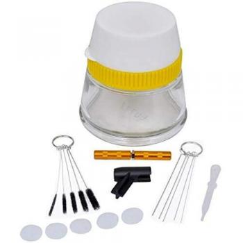 vidaXL Kit de Limpieza para Aerógrafo Herramientas de Limpiar Pistolas Pintura