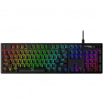 Teclado Mecánico Gaming HyperX Alloy Origins - RGB LED, Switches HX Aqua, USB-C, QWERTY (Distribución EE. UU.)