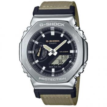 Casio G-Shock GM-2100C-5AER Men's Analog-Digital Watch with Beige Strap and Black Dial