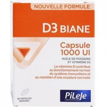 D3 Biane Vitamina D3 1000Ui 30caps