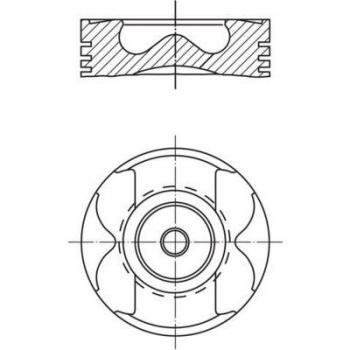 Pistón MAHLE ORIGINAL 001 PI 00177 002 de alta calidad