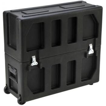 Roto Molded LCD Screen Case with Universal Foam Insert, Tow Handle and Wheels for 20-26 Inch Screens - SKB 3SKB-2026
