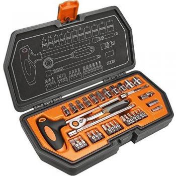 Neo 08-601 - Set de llaves de vaso 1/4 34 uds Neo