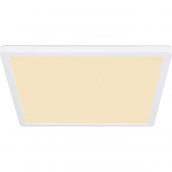 Lámpara de Techo LED Plafón Angular Atenuable Blanca 18W 3000K IP44 Sapana Globo