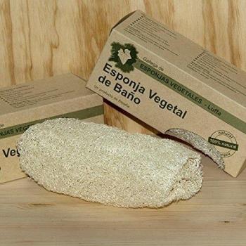 Esponja vegetal de luffa blanda