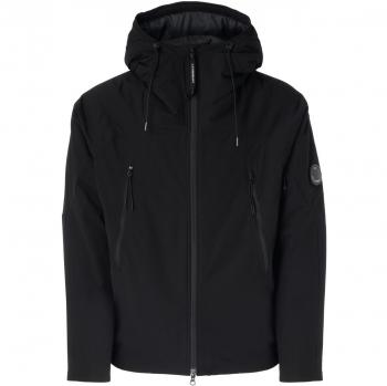 C.P. Company Men's Black Padded Hooded Jacket Size M