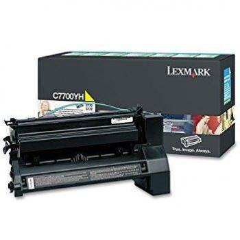 C7700YH Lexmark C770 Cartucho de Tóner amarillo