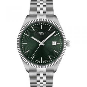 Tissot Ballade Men's Quartz Watch 40mm Stainless Steel Green Dial