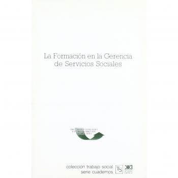 La formación en la gerencia de servicios sociales