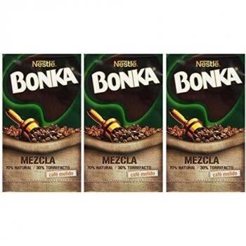 Bonka - Café Molido Mezcla -Pack de 3 x 250 g