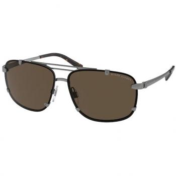 Ralph Lauren RL7071 942273 Anteojos de Sol para Hombre Negros, 61 Lentes de Sol Para Hombre Negros, Gafas de Sol para Hombre Negras