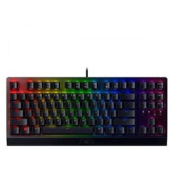 Razer BlackWidow V3 Tenkeyless (TKL) Teclado Mecánico Gaming con Switches Yellow, Retroiluminación RGB y Diseño Compacto sin teclado numérico - Color Negro (Layout Español