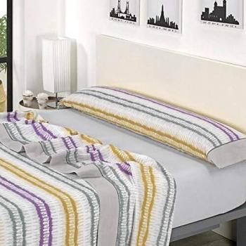Mora - Juego sábanas J03. Cama 200 cm. Gris