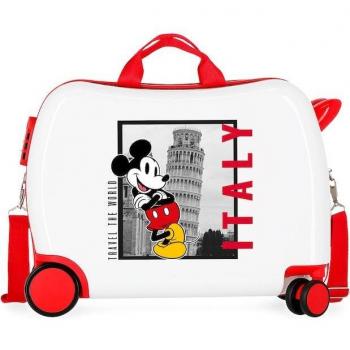 Disney Maleta Infantil Mickey Italy con 2 Ruedas Multidireccionales y Capacidad de 34L