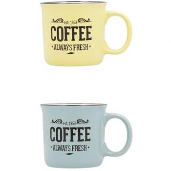 Taza Cerámica Multicolor Frappe Fresh (12 cl) Pack de 12
