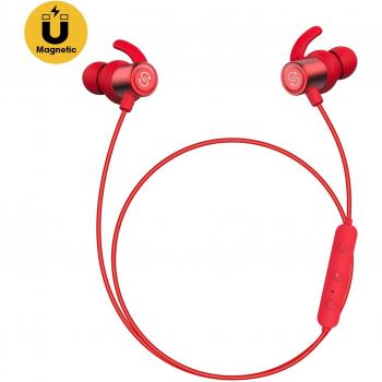 SoundPEATS Auriculares Bluetooth 4.1 Magnéticos In-ear Cascos Deportivos Inalámbricos con Mic, Resistente al Agua IPX6, Max Duración 8 Horas para iPad, iOS Android Móviles Smartphones PC