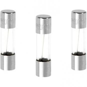 Juego de 3 fusibles de vidrio 1.6A, 5 x 20 mm, 250V