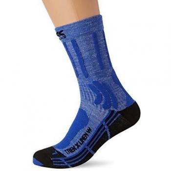 X-Socks Trek X Linen Women Socks, Mujer, Lake Blue/Opal Black, 35-36
