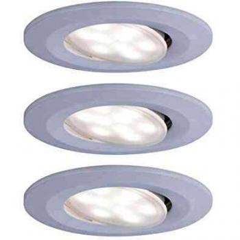 Luminaria empotrada LED Calla 3x6,5W IP65 regulable blanco mate 4000K