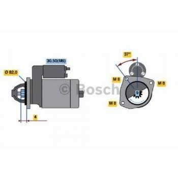 Motor de Arranque Bosch 986021640 - Motor de arranque, marca Bosch, número de pieza 0 986 021 640, diseñado para ofrecer un rendimiento óptimo en el arranque de vehículos