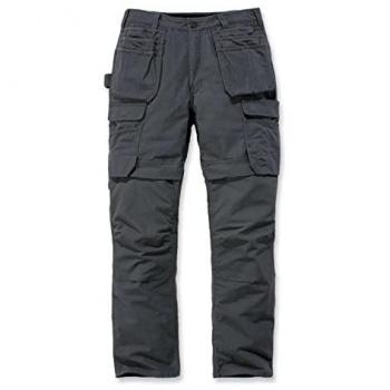 Carhartt Steel Rugged Flex Relaxed Fit Double-front Cargo Multi-pocket Work Pant Pantalones de trabajo para Hombre, Gris (Grey), 36W / 28L