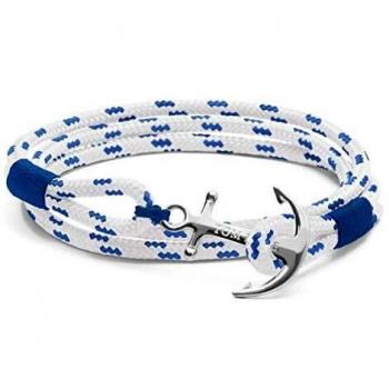 Pulsera de Acero Inoxidable Tom Hope Azul Real Triple - S - 16.5 a 18 cm