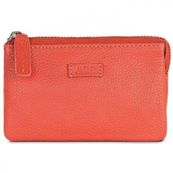 Monedero de mujer Amberes de piel con protección RFID en color rojo