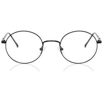 Round Montura Completa Metálica Negra - Gafas Recetadas Anti-Azules para Hombre - SmartBuy Collection
