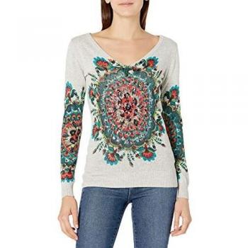 Desigual - Jerséi - para mujer Gris Vigore Claro L