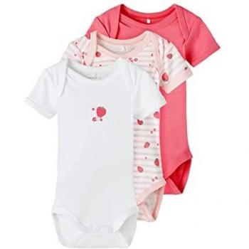 Conjunto de body para bebé rosa m/m