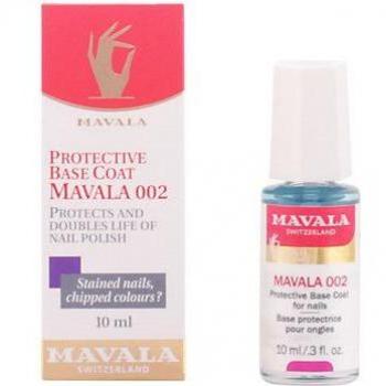 Mavala Protective Base 002 - Nail Treatment, 10 ml, Strengthening and Protective Formula, Prevents Nail Breakage, Smooths Nail Surface, Quick-Drying