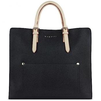 Bolso de Mano Bugatti Ella de Mujer en Color Negro, Polyurethan, Tamaño L