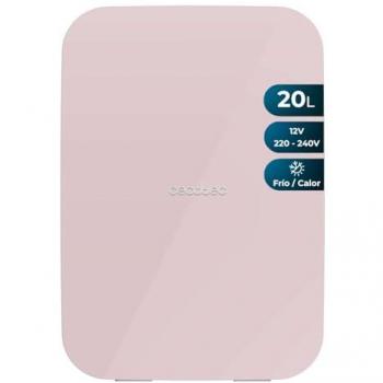 Frigorífico Mini Cecotec Bahamas 20L - Nevera Pequeña 12V-220V, Compatible con Coches y Caravanas, Función Enfriamiento y Calentamiento, Transporte Fácil