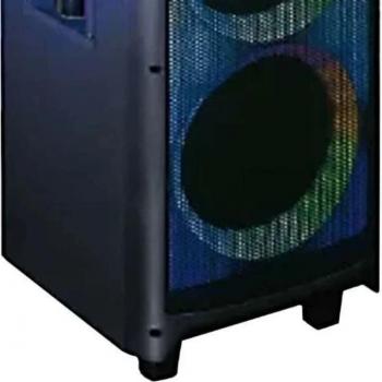 Gemini GPLT-360 1000W Dual 8 Portable Bluetooth Speaker with LED Party Lighting