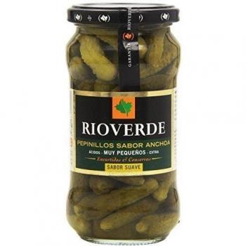 Rioverde - Pepinillos sabor anchoa - Muy pequeos - 345 g - [pack de 3]